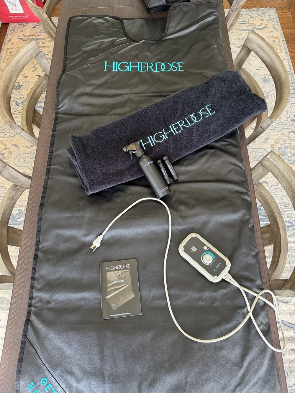 Like NEW - HIGHERDOSE Infrared Sauna Blanket Set